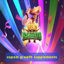 cupom growth supplements